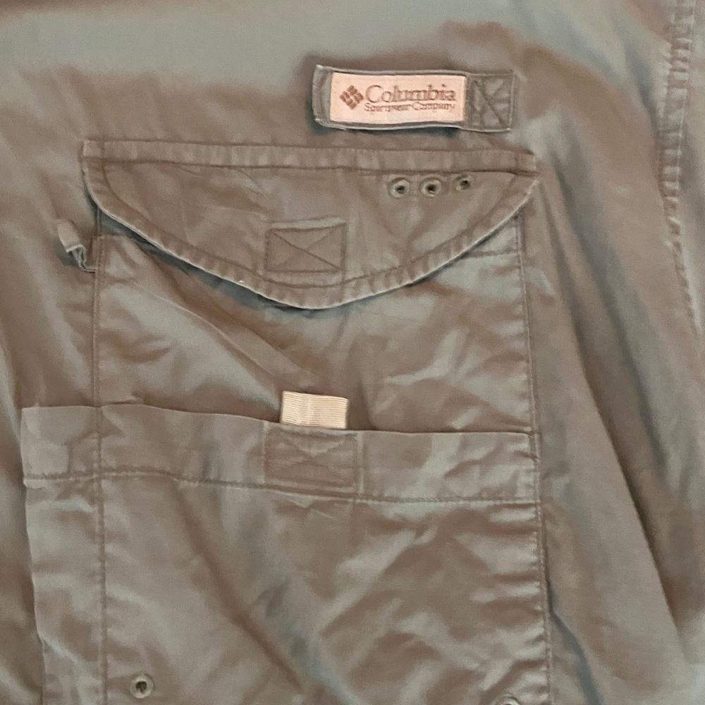 Columbia Men's Olive Green Outdoor Jacket - Picture 5 of 8